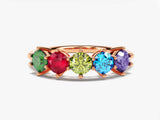 Round Family Birthstone Ring