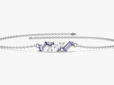 Baguette Cut Alexandrite Birthstone Bracelet