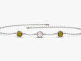 Station Birthstone Bracelet