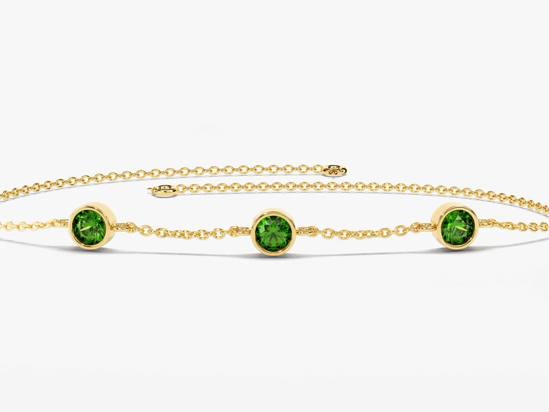 Station Birthstone Bracelet