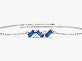 Baguette Cut Birthstone Bracelet