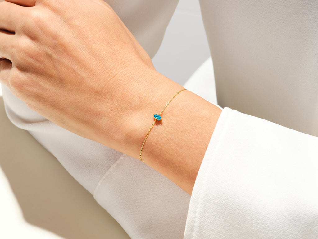 Oval Family Birthstone Bracelet