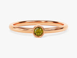 Solo Peridot Birthstone Ring