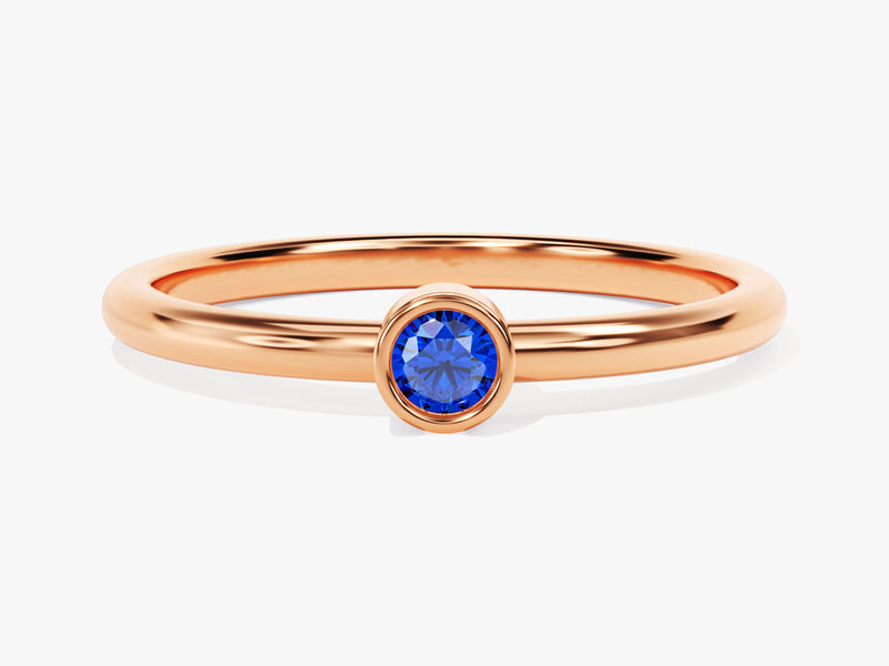 Solo Sapphire Birthstone Ring