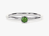 Solo Emerald Birthstone Ring