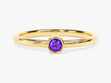 Solo Amethyst Birthstone Ring