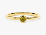 Solo Peridot Birthstone Ring