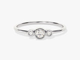 Trio Diamond Birthstone Ring