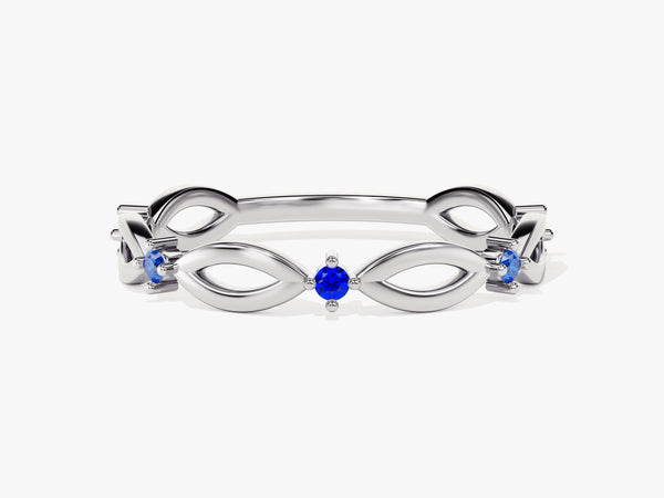 Loop Sapphire Birthstone Ring