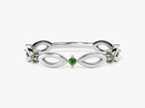 Loop Emerald Birthstone Ring