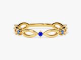 Loop Sapphire Birthstone Ring