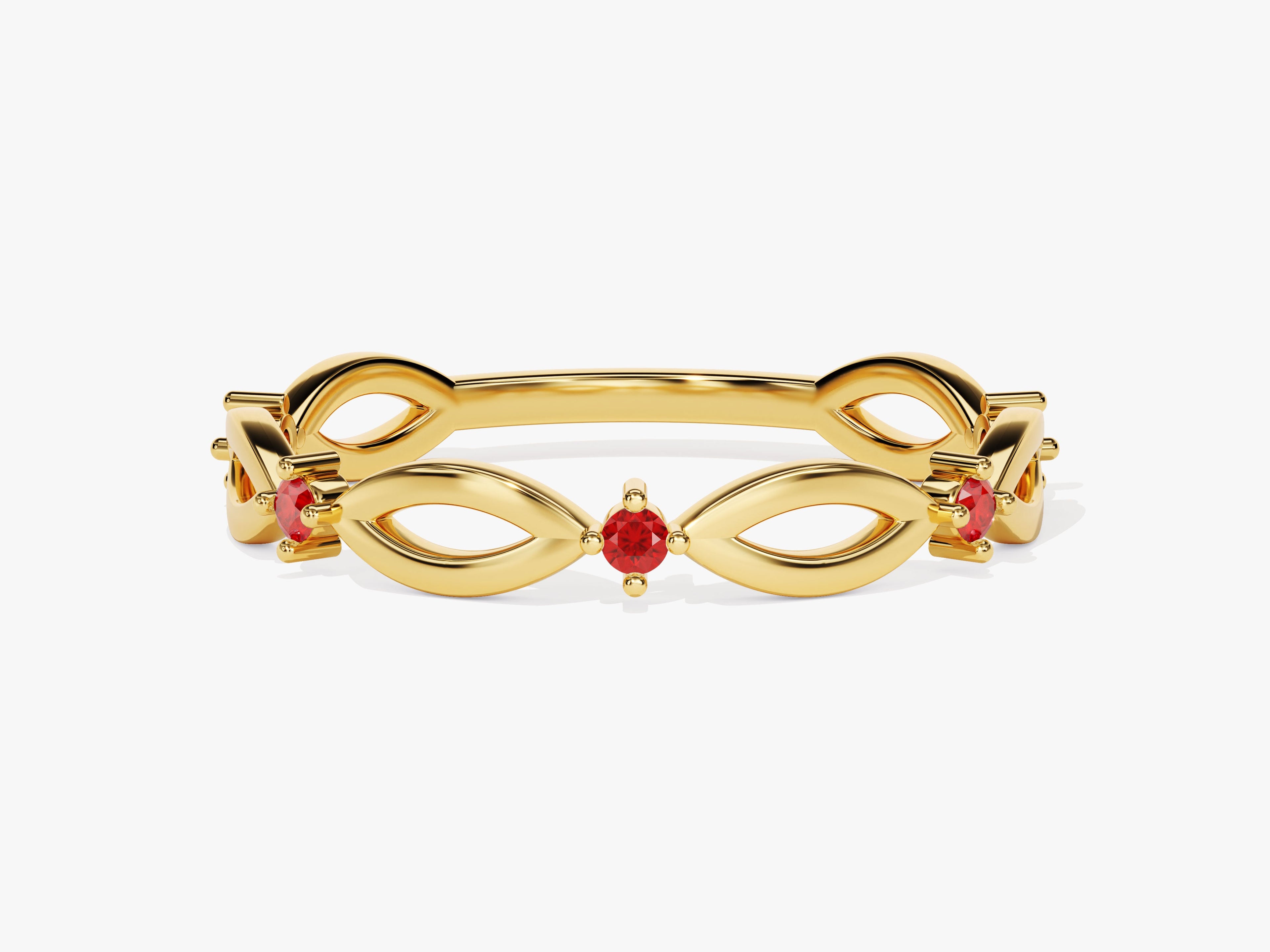 Loop Ruby Birthstone Ring