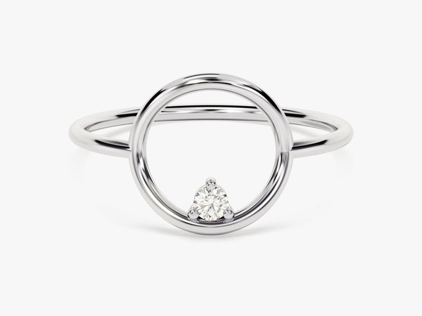 Orbit Diamond Birthstone Ring