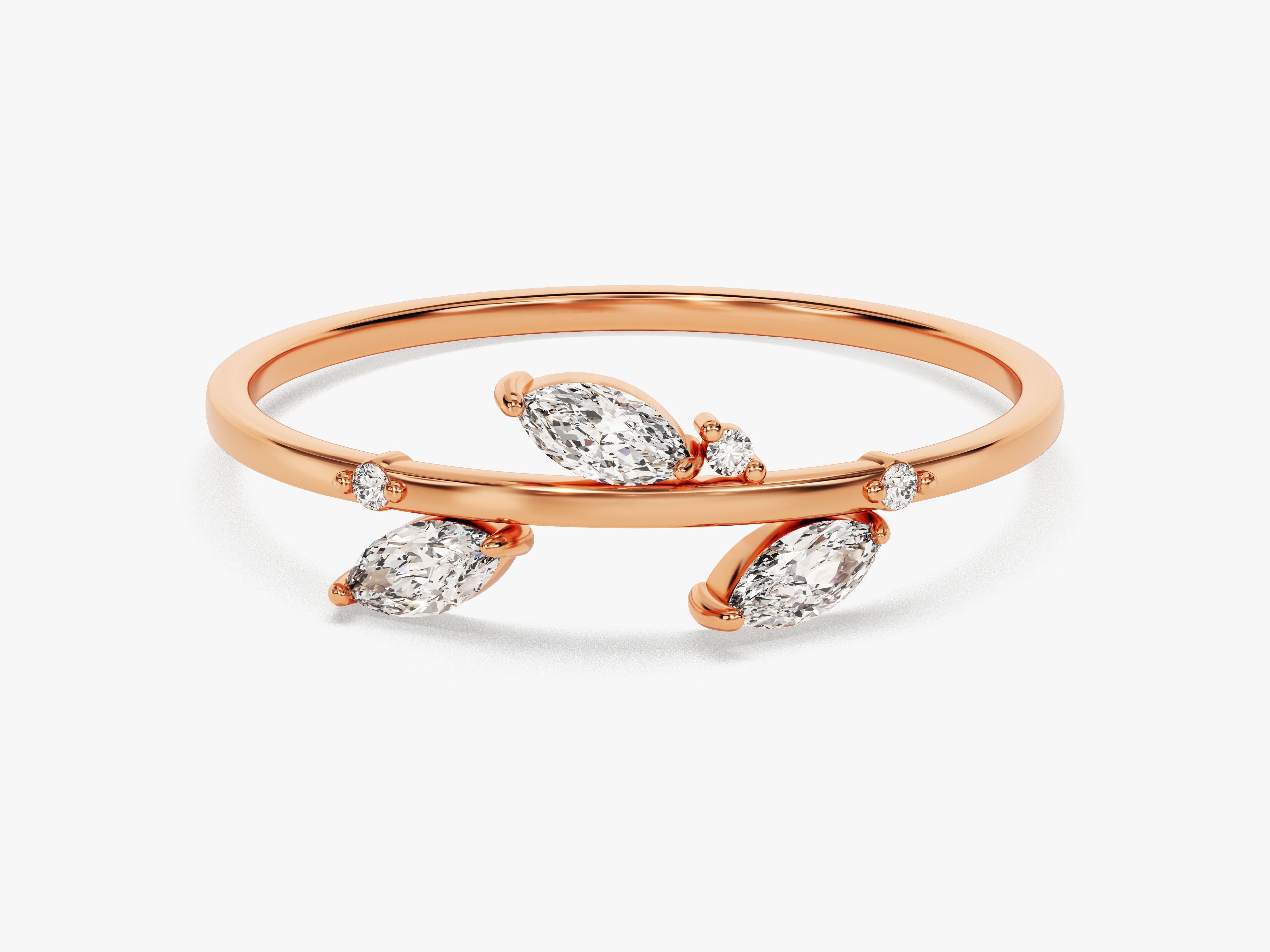 Nature Inspired Diamond Birthstone Ring