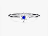 Starburst Sapphire Birthstone Ring