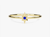 Starburst Sapphire Birthstone Ring