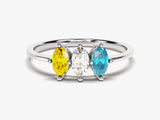 Oval Family Birthstone Ring