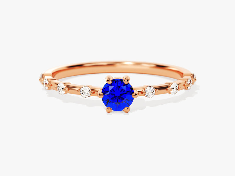 Sapphire Birthstone Promise Ring