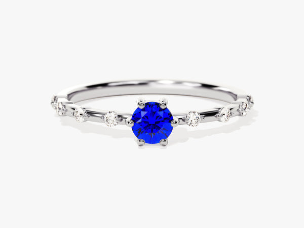 Sapphire Birthstone Promise Ring