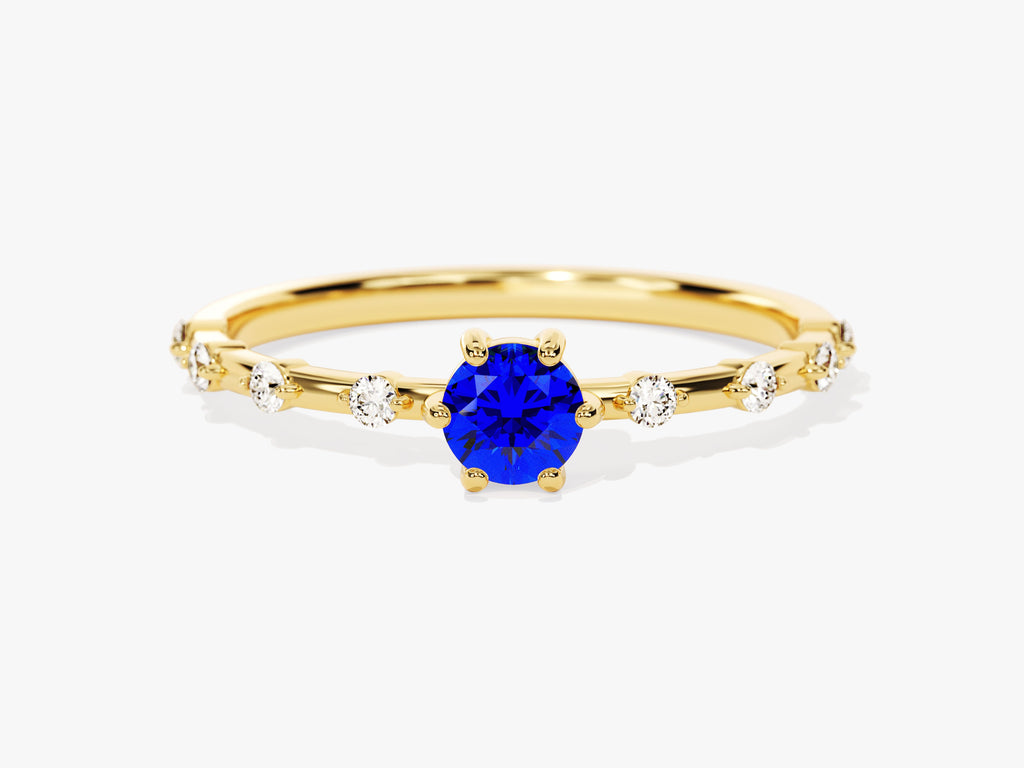 Sapphire Birthstone Promise Ring