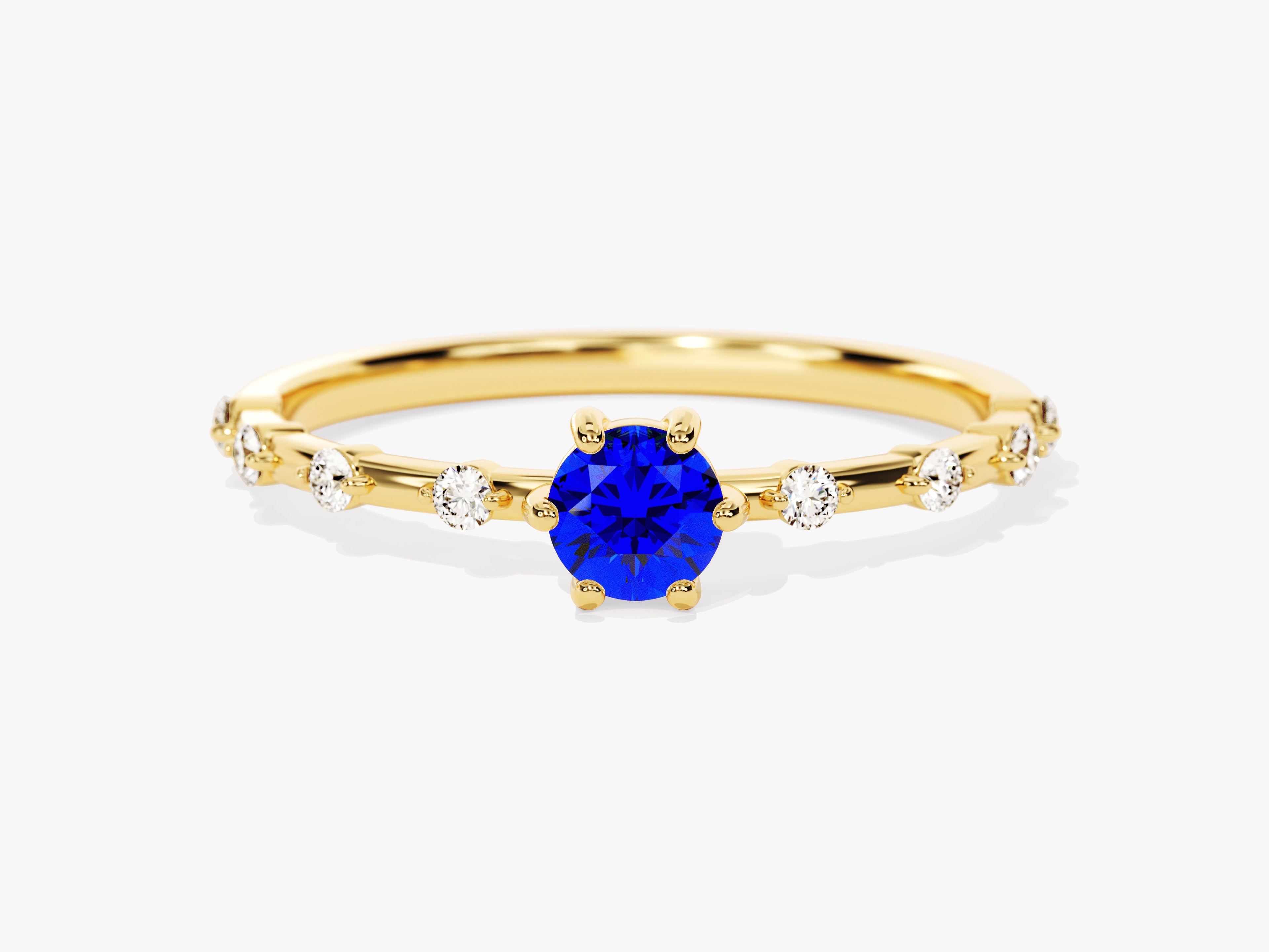 Sapphire Birthstone Promise Ring