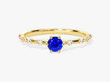 Sapphire Birthstone Promise Ring