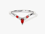 Contour Ruby Birthstone Ring