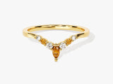 Contour Citrine Birthstone Ring