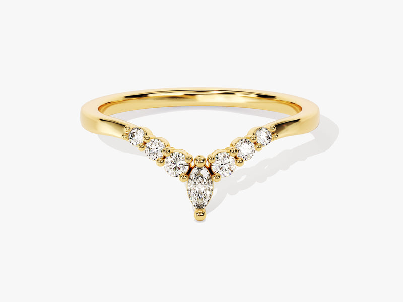 Contour Diamond Birthstone Ring