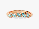 Vine Aquamarine Birthstone Ring