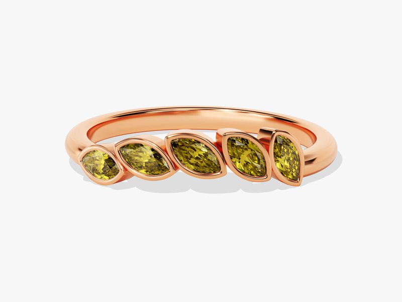 Vine Peridot Birthstone Ring