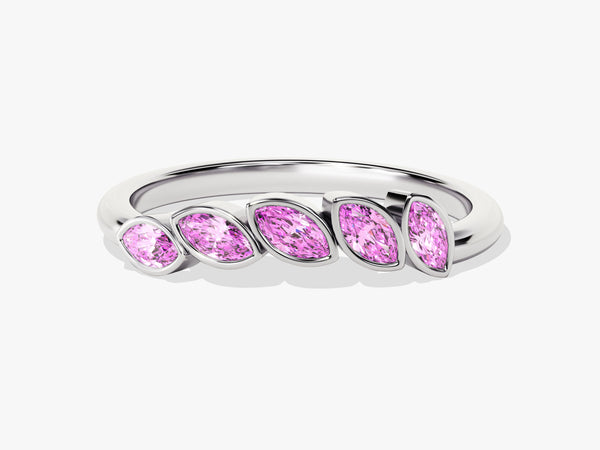 Vine Pink Tourmaline Birthstone Ring