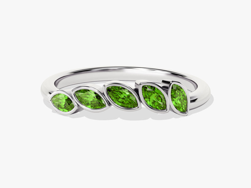 Vine Emerald Birthstone Ring