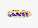 Vine Amethyst Birthstone Ring