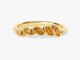 Vine Citrine Birthstone Ring