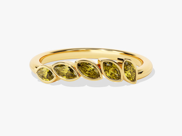 Vine Peridot Birthstone Ring