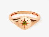 Polaris Peridot Birthstone Ring