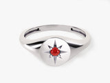 Polaris Ruby Birthstone Ring