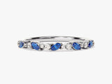 Marquise Sapphire Birthstone Ring