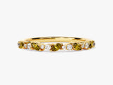 Marquise Peridot Birthstone Ring