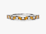 Blossom Citrine Birthstone Ring