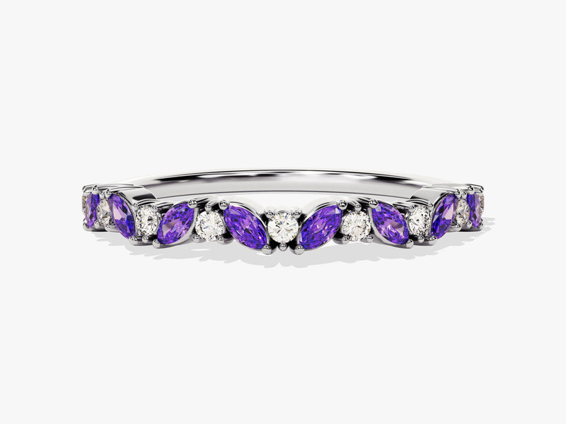 Blossom Amethyst Birthstone Ring