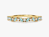 Blossom Aquamarine Birthstone Ring