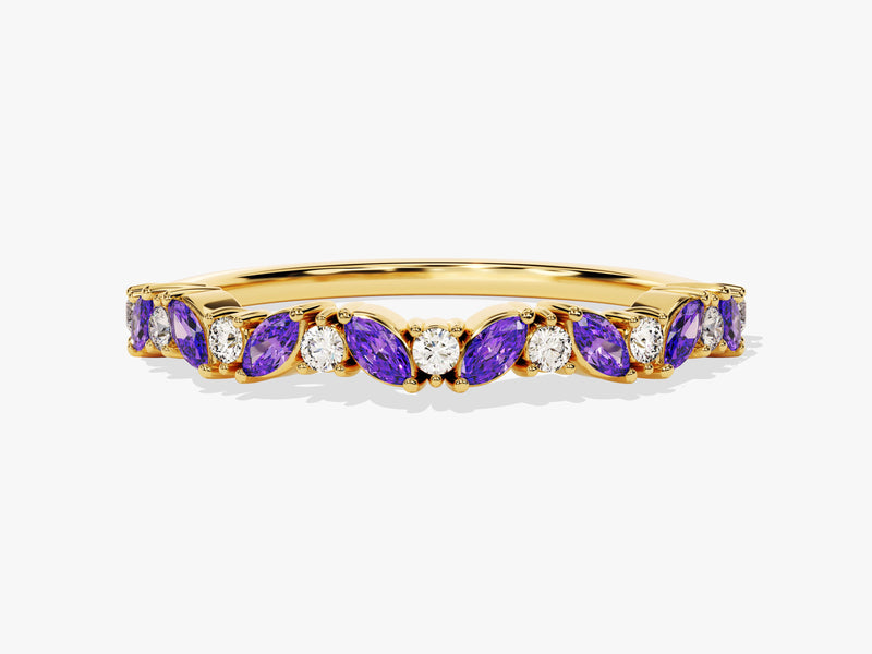 Blossom Amethyst Birthstone Ring