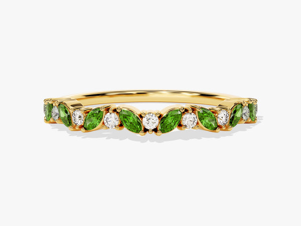 Blossom Emerald Birthstone Ring