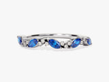 Petite Cluster Sapphire Birthstone Ring