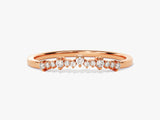 Curved Diamond Bithstone Harmony Ring