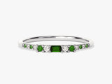 Petite Baguette Emerald Birthstone Ring