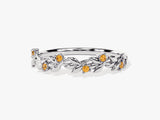 Blooming Citrine Birthstone Ring