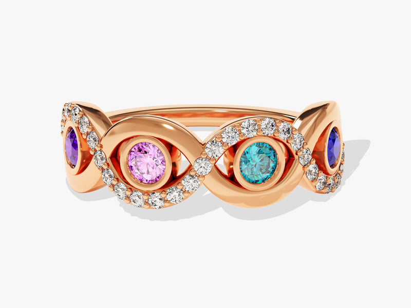 Infinite Loop Birthstone Ring